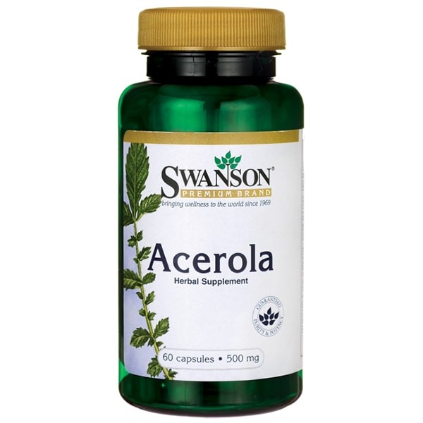Swanson Acerola ir natūralus vitaminas C N60 | elvaistine.lt