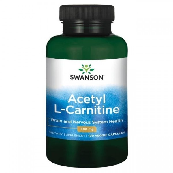 Swanson Acetil L-Karnitinas 500 mg N100 | elvaistine.lt