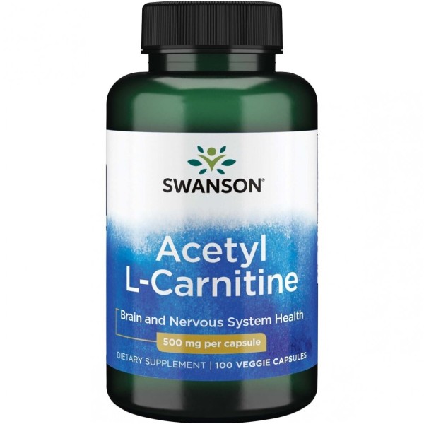 Swanson Acetil L-Karnitinas 500 mg N100 | elvaistine.lt