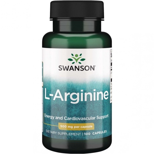 Swanson L-argininas N100 500 mg | elvaistine.lt