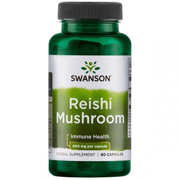 Swanson Reishi 600 mg N60 | elvaistine.lt