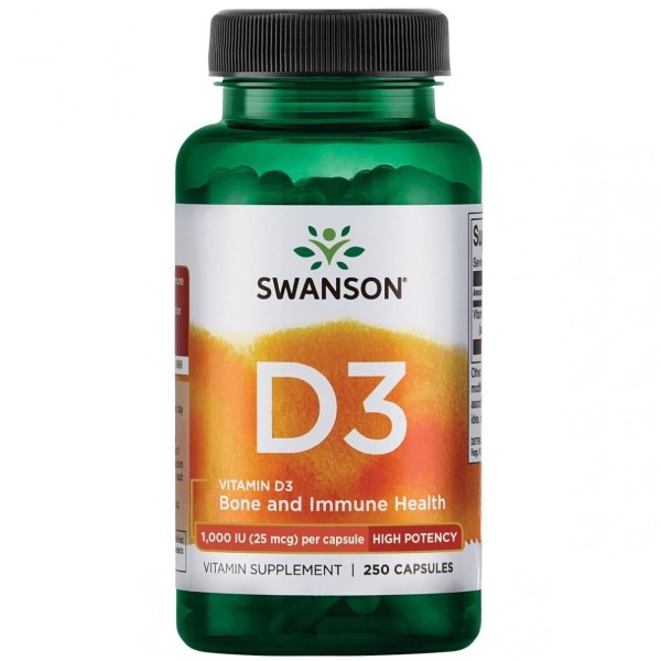 Swanson Vitaminas D3 N250 | elvaistine.lt