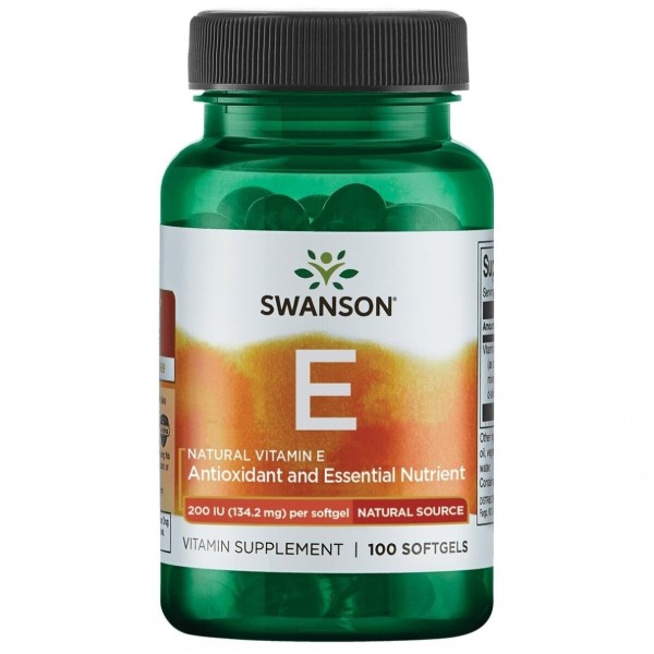 Swanson Vitaminas E natūralus N100 | elvaistine.lt