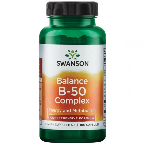 Swanson Vitaminų B kompleksas N100 | elvaistine.lt