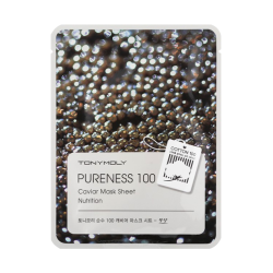 Tony Moly Pureness 100 Caviar Mask Sheet Lakštinė veido kaukė su ikrais, 1vnt.