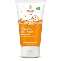 Kids 2in1 Shampoo & Bodywash Happy Orange Šampūnas ir kūno prausiklis vaikams, 150ml