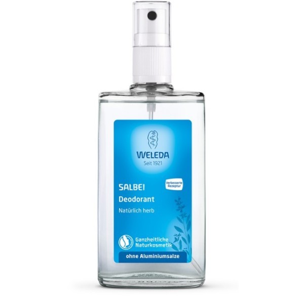 Weleda Salvia Deodorant Purškiamas dezodorantas su šalavijais, 100ml | elvaistine.lt