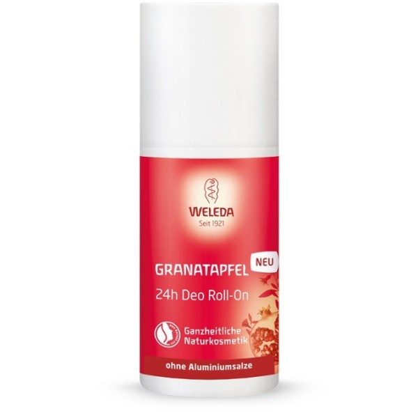 Weleda Pomegranate 24h Roll-On Deo Rutulinis dezodorantas su granatmedžių ekstraktu, 50ml | elvaistine.lt